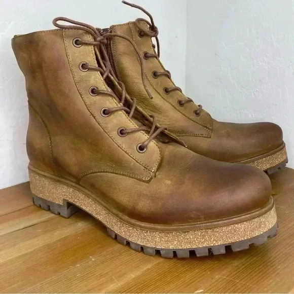 NEW Taos Footwear Main Street Leather Platform Booties Women’s Size EU 42 US 11 - Picture 1 of 7
